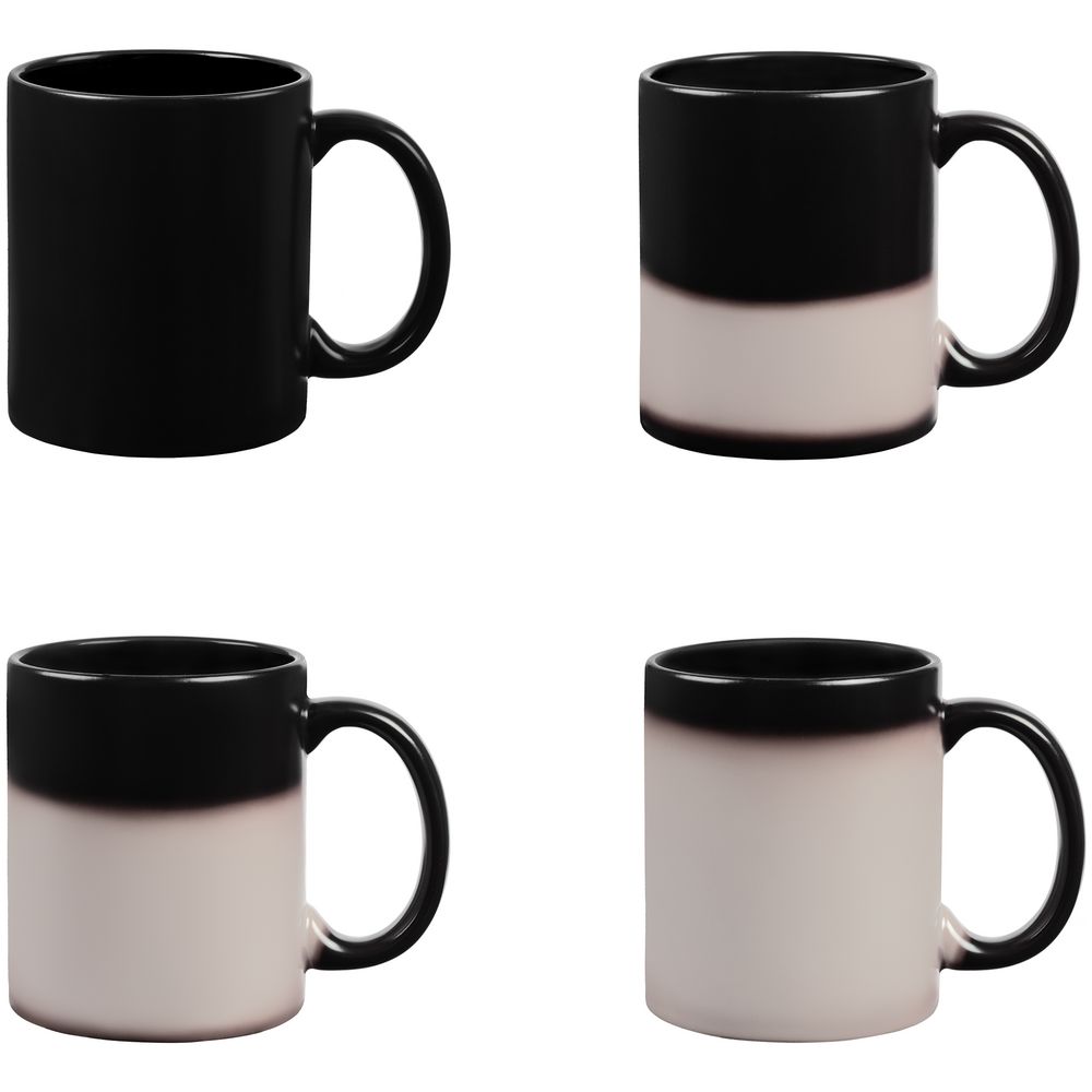 Набор из 6 кружек-хамелеонов On Display, черный — изображение 5