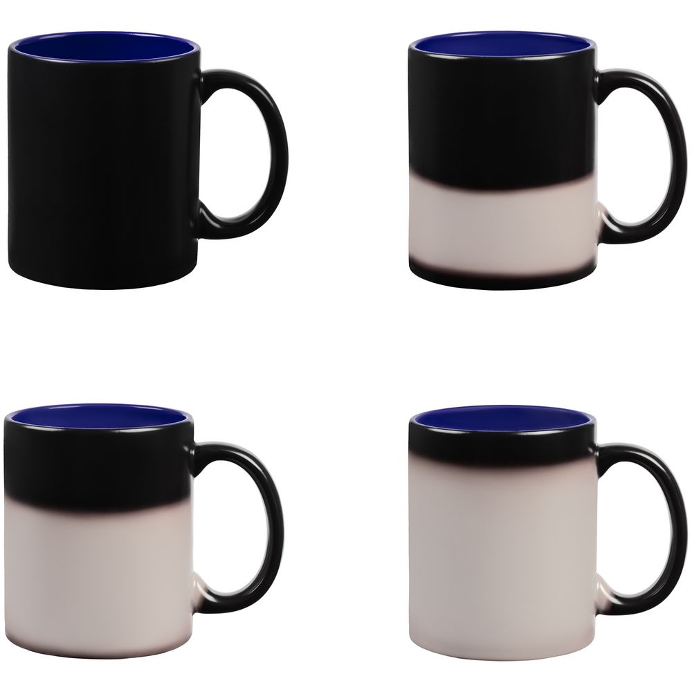 Набор из 6 кружек-хамелеонов On Display, сине-черный — изображение 6