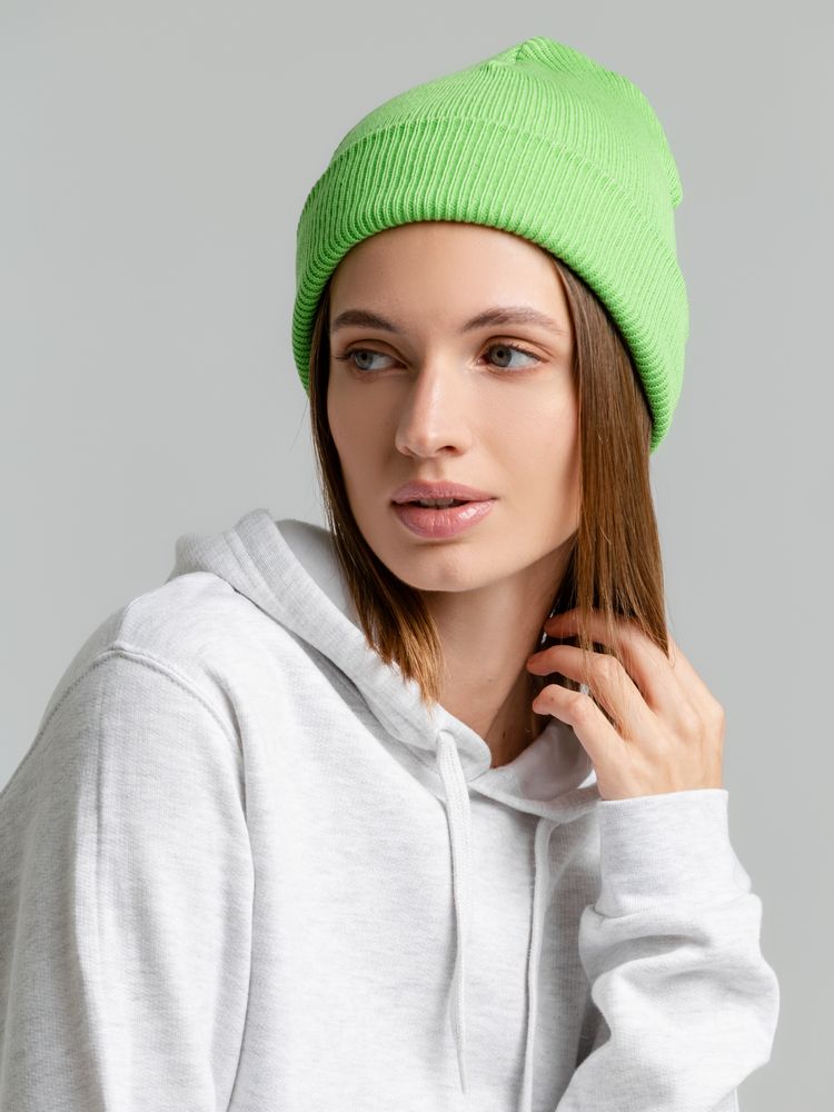 Шапка Life Explorer, зеленая (салатовая) — изображение 9