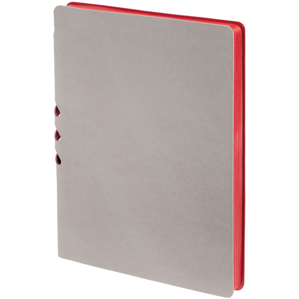 Ежедневник Flexpen, недатированный, серебристо-красный — изображение 3