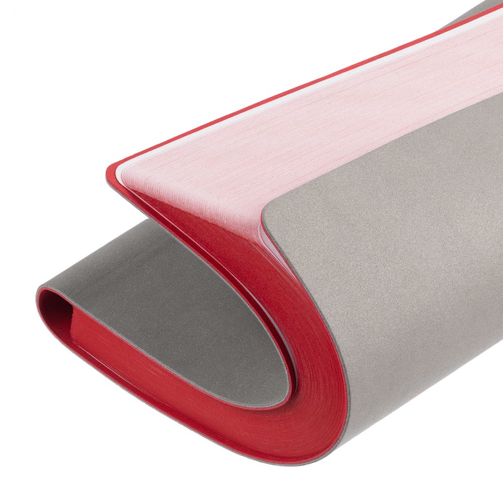 Ежедневник Flexpen, недатированный, серебристо-красный — изображение 7