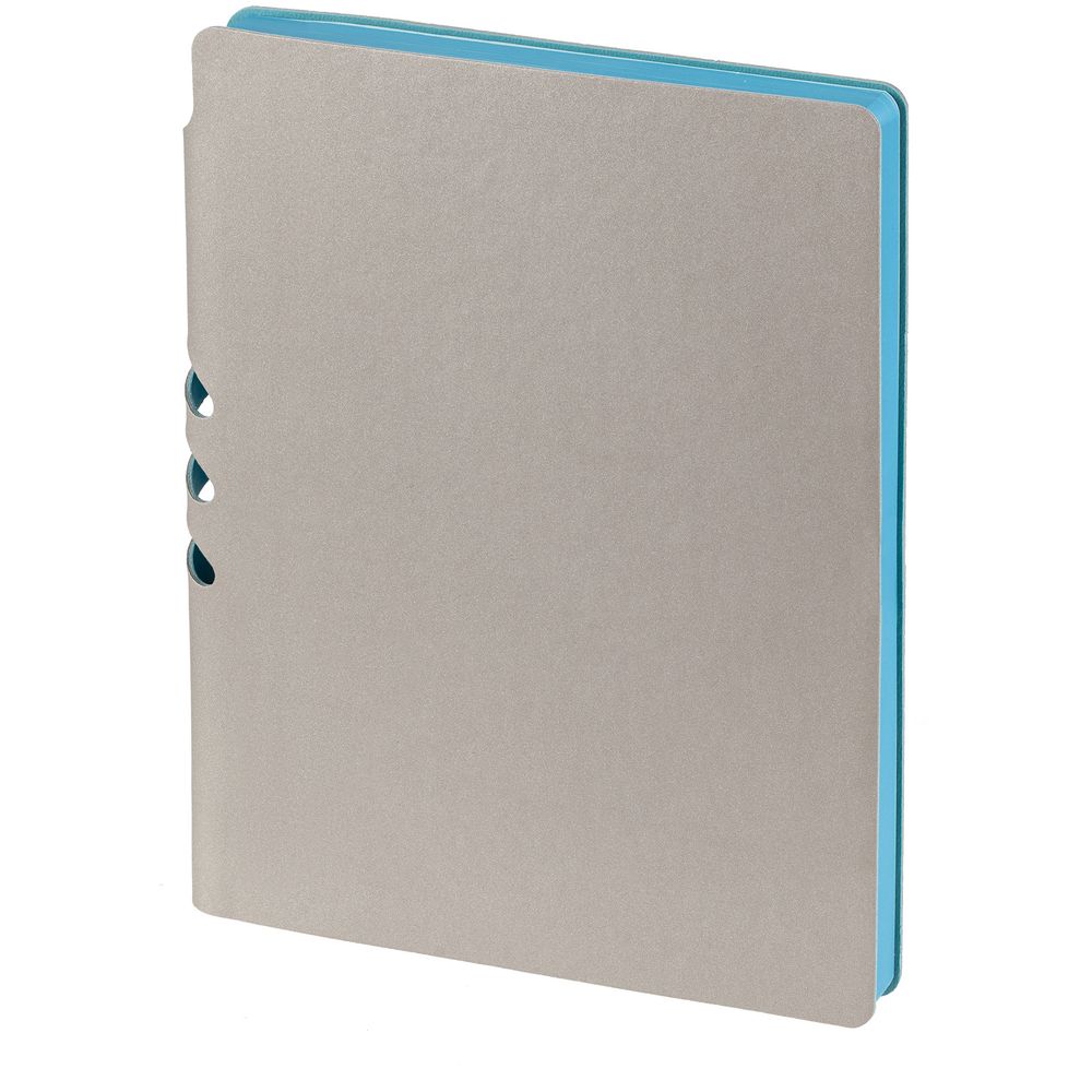 Ежедневник Flexpen, недатированный, серебристо-бирюзовый — изображение 7