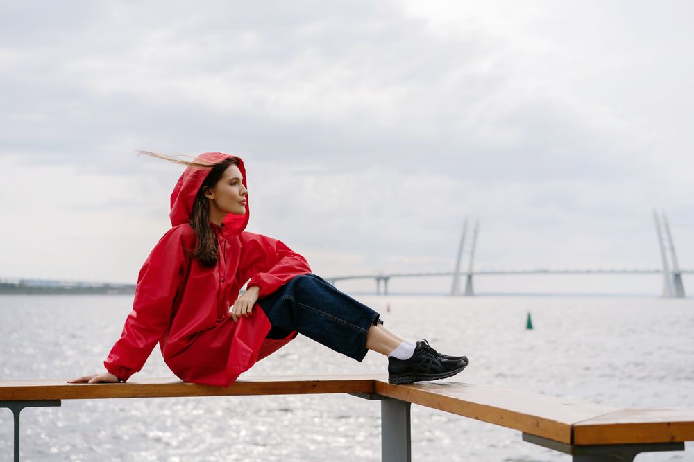 Дождевик унисекс Rainman Strong, красный — изображение 9