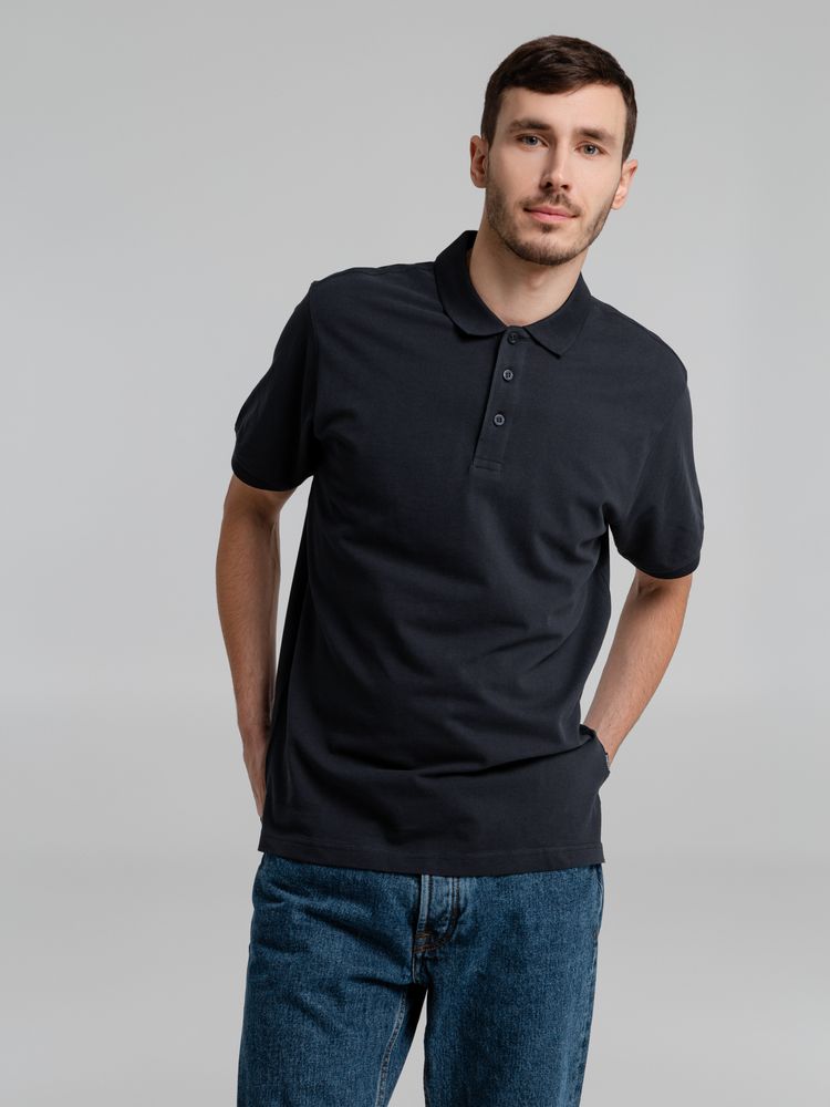 Рубашка поло мужская Neptune, темно-синяя — изображение 6