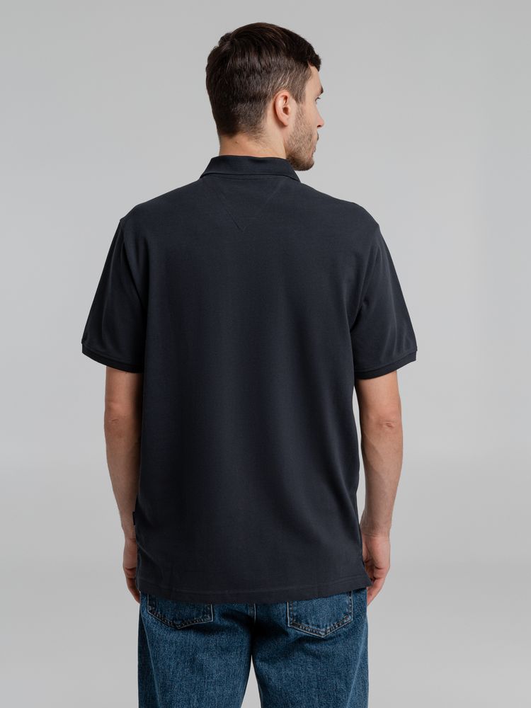 Рубашка поло мужская Neptune, темно-синяя — изображение 8