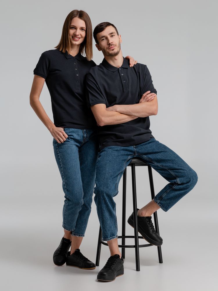 Рубашка поло мужская Neptune, темно-синяя — изображение 10