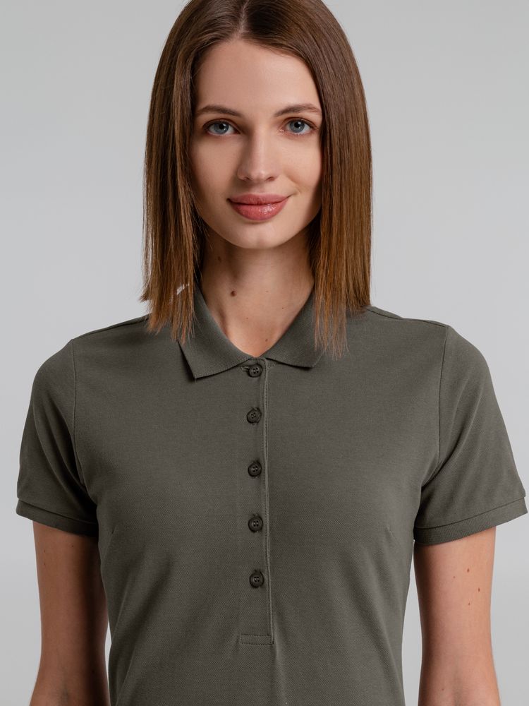 Рубашка поло женская Neptune, темно-серая — изображение 9