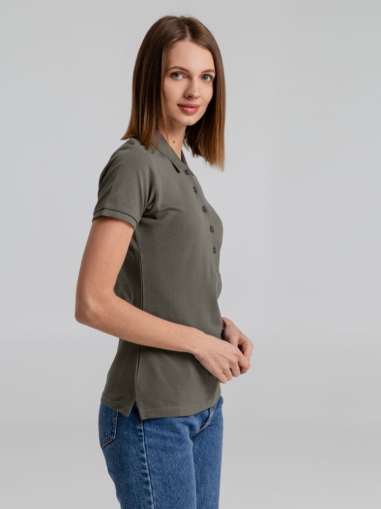 Рубашка поло женская Neptune, темно-серая — изображение 7