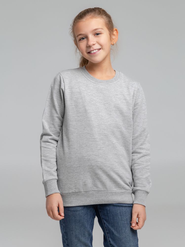 Свитшот детский Toima Kids 2.0, серый меланж — изображение 9