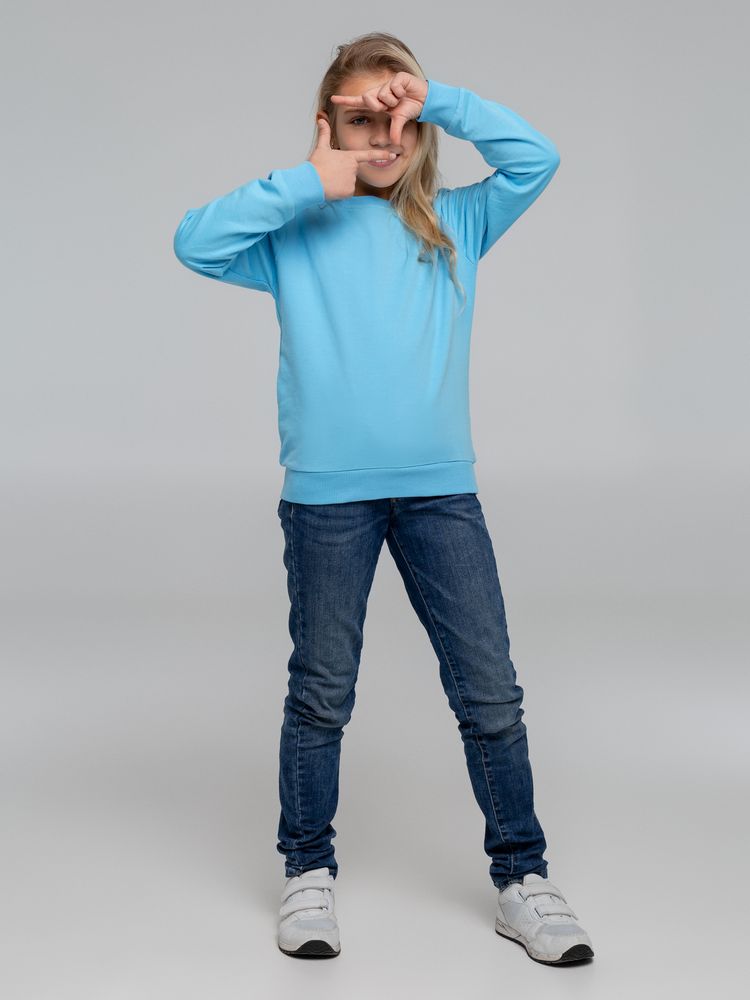 Свитшот детский Toima Kids, голубой — изображение 10