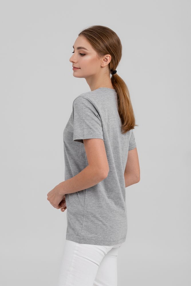 Футболка унисекс T-bolka 160 Original, серый меланж — изображение 8