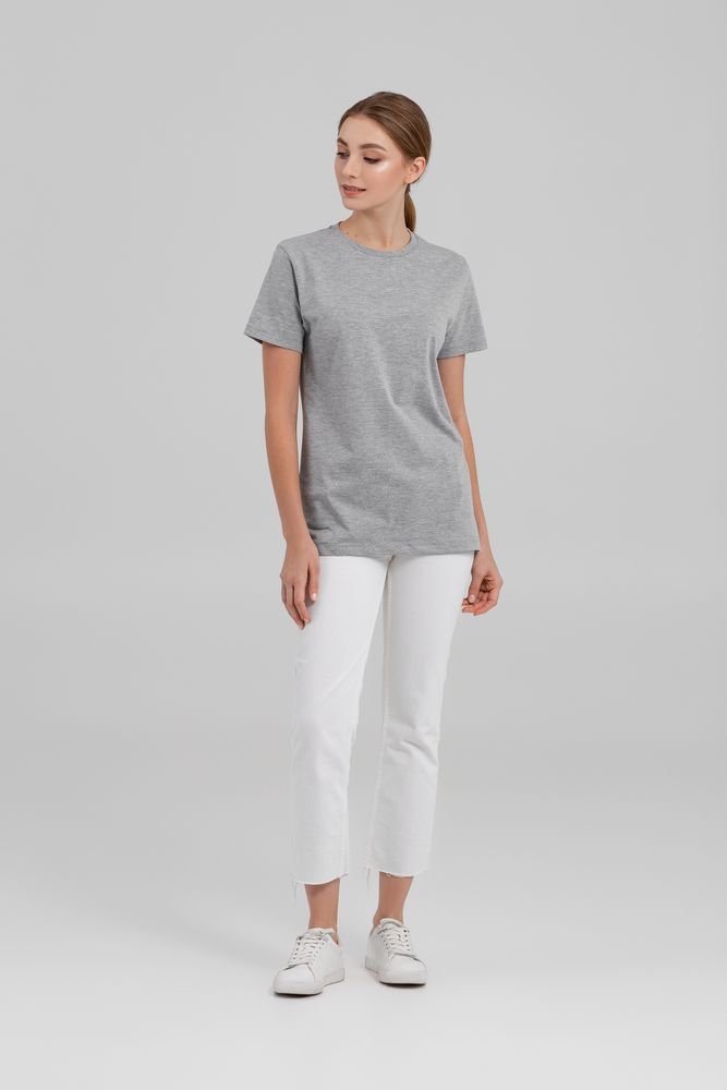 Футболка унисекс T-bolka 160 Original, серый меланж — изображение 9