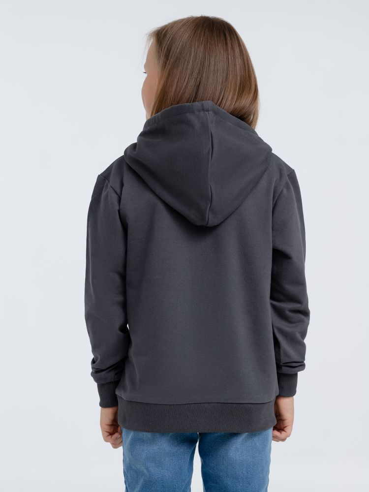 Худи детское Kirenga Kids 2.0, темно-серое (графит) — изображение 9