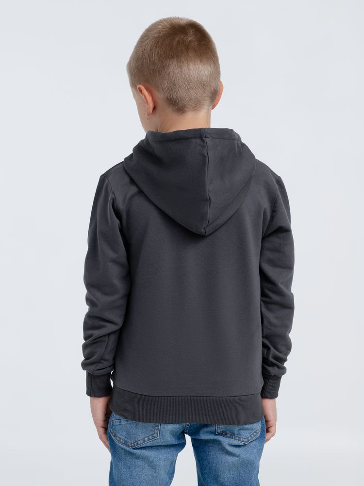 Худи детское Kirenga Kids 2.0, темно-серое (графит) — изображение 5