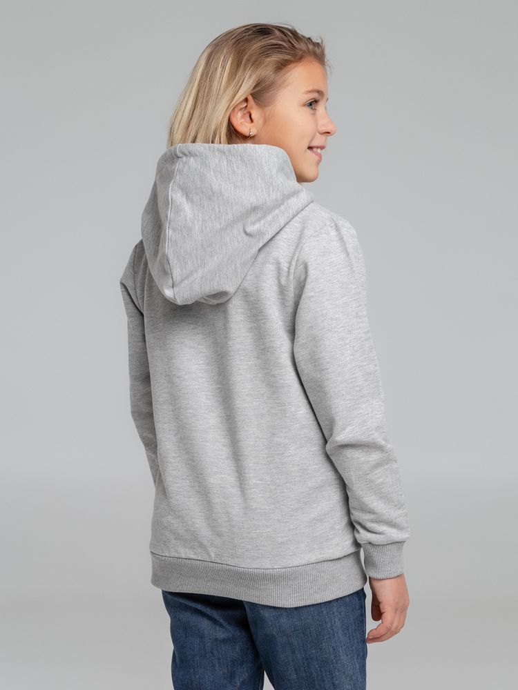 Толстовка с капюшоном детская Kirenga Kids, серый меланж — изображение 12