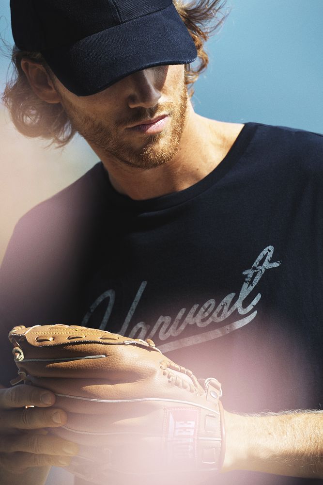 Футболка мужская American U, синяя — изображение 5