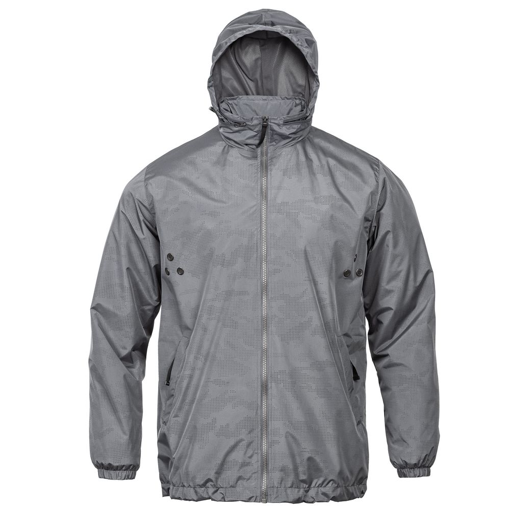 Ветровка светоотражающая Lattvind, серая — изображение 5