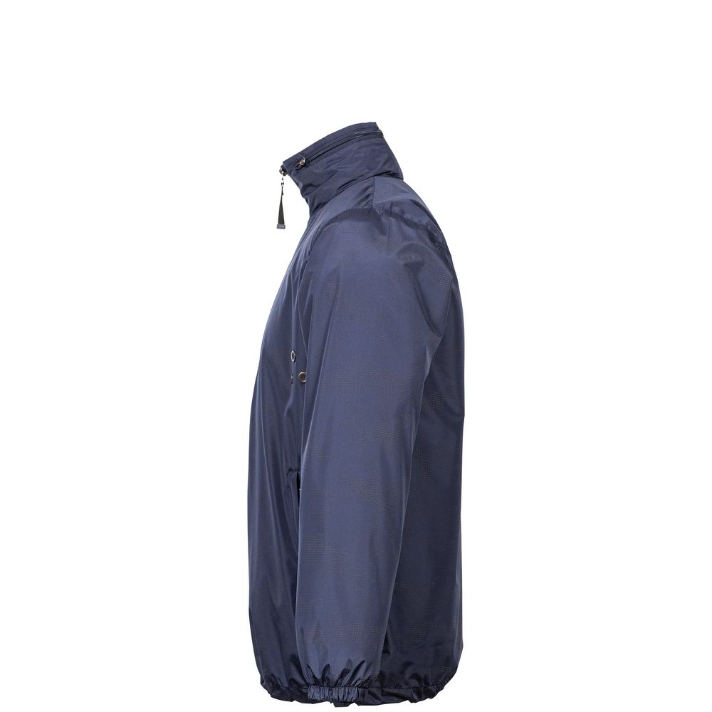 Ветровка светоотражающая Lattvind, темно-синяя — изображение 4