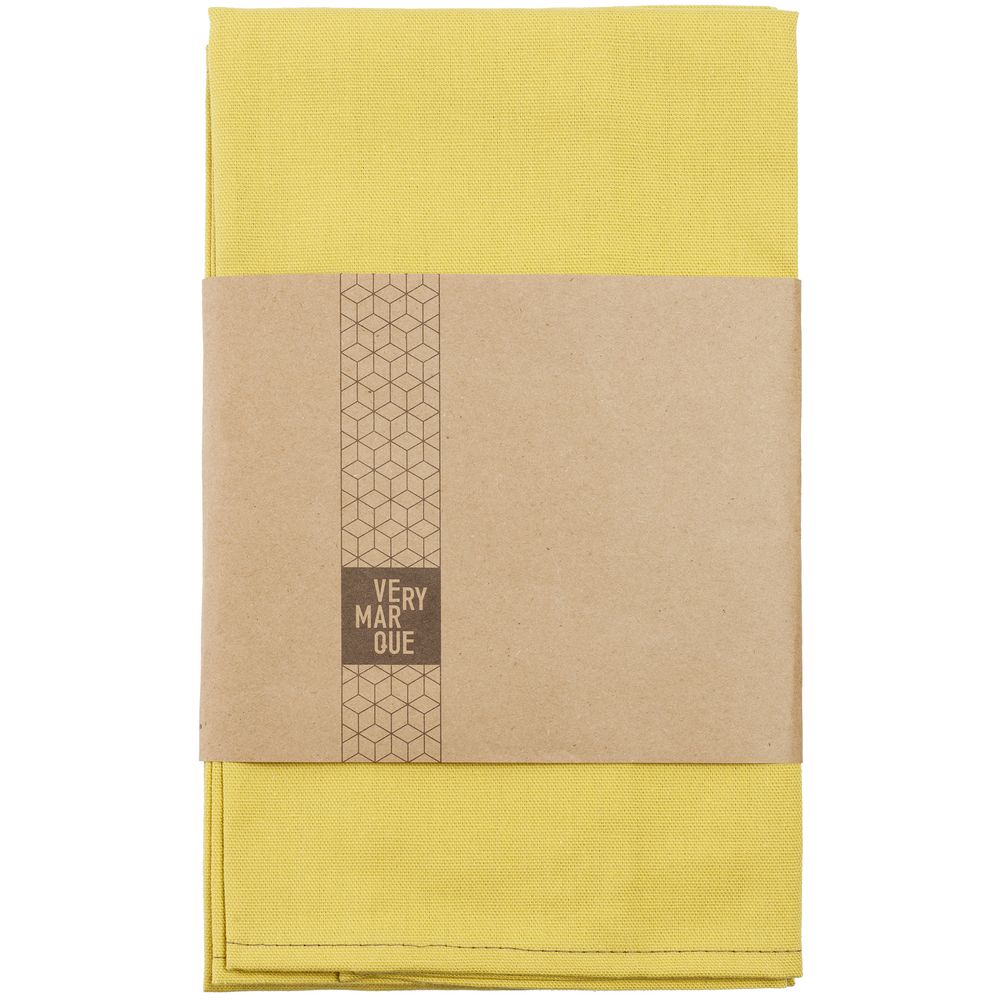 Набор кухонных полотенец Keep Palms, горчичный — изображение 5