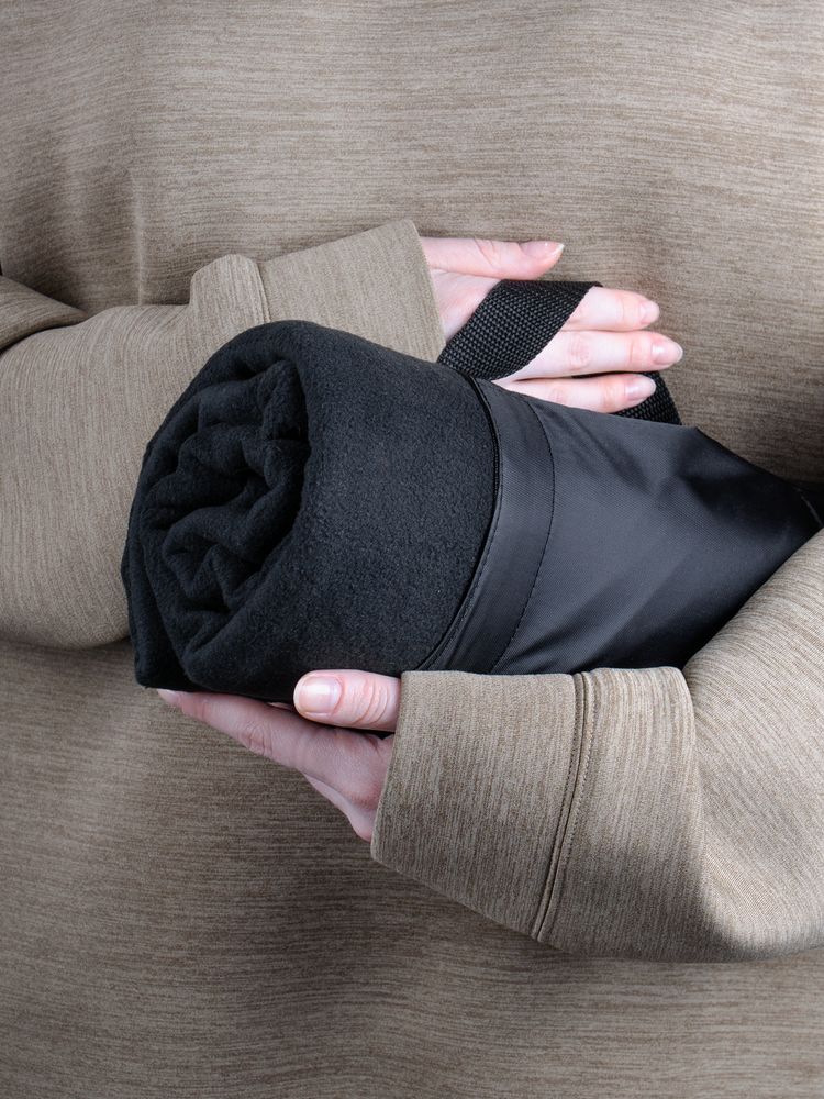 Дорожный плед Voyager 2, черный — изображение 7