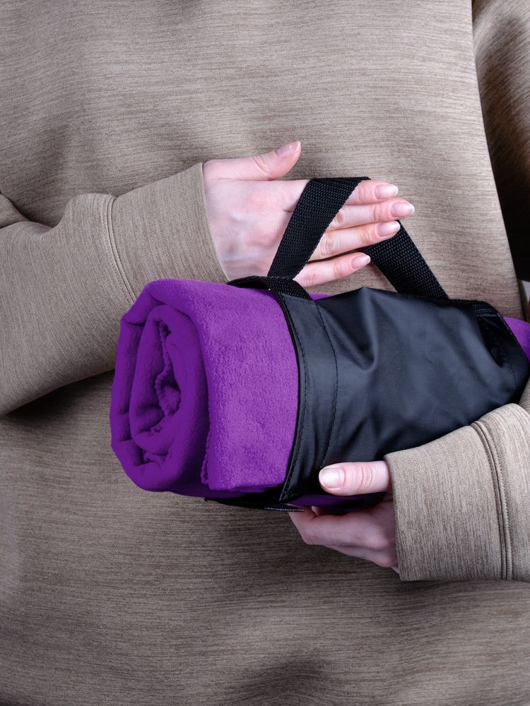 Дорожный плед Voyager 2, фиолетовый — изображение 7