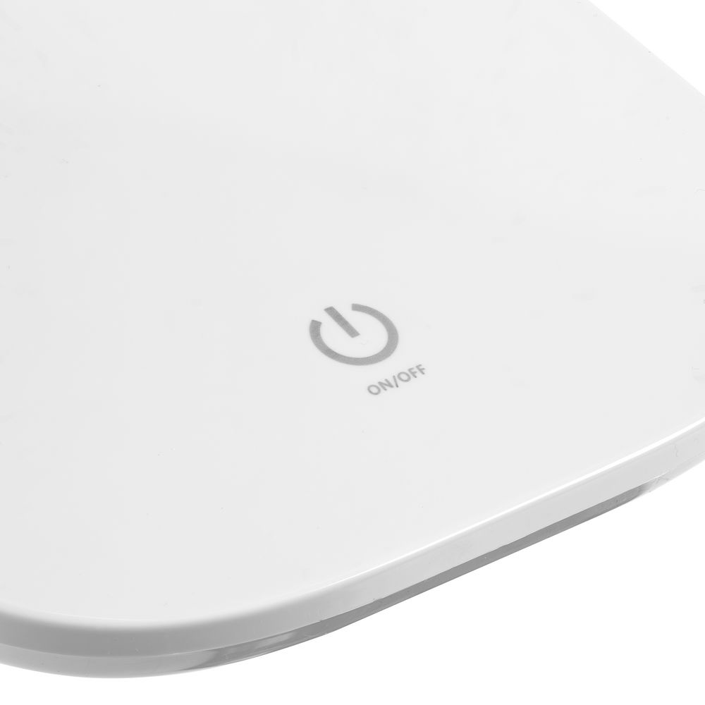 Настольная лампа с часами и календарем Office Torch, белая — изображение 8