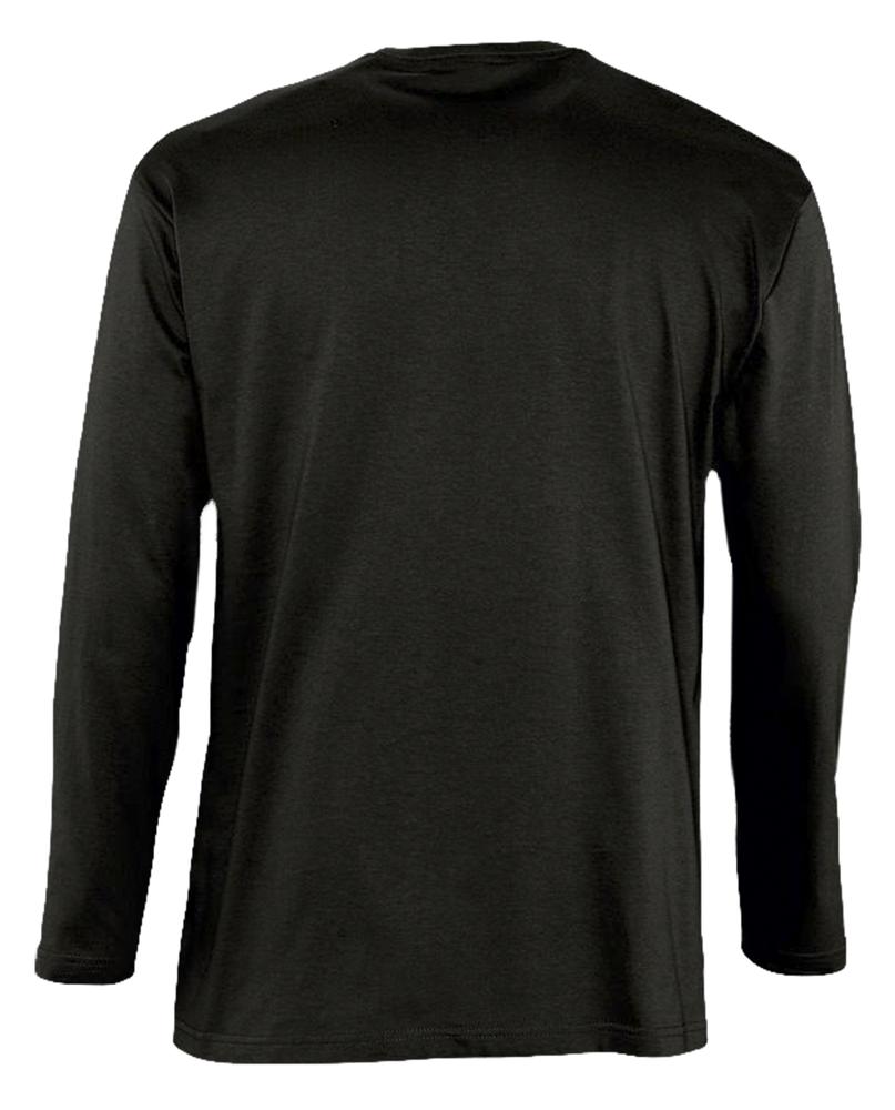 Футболка с длинным рукавом Monarch 150, черная — изображение 3