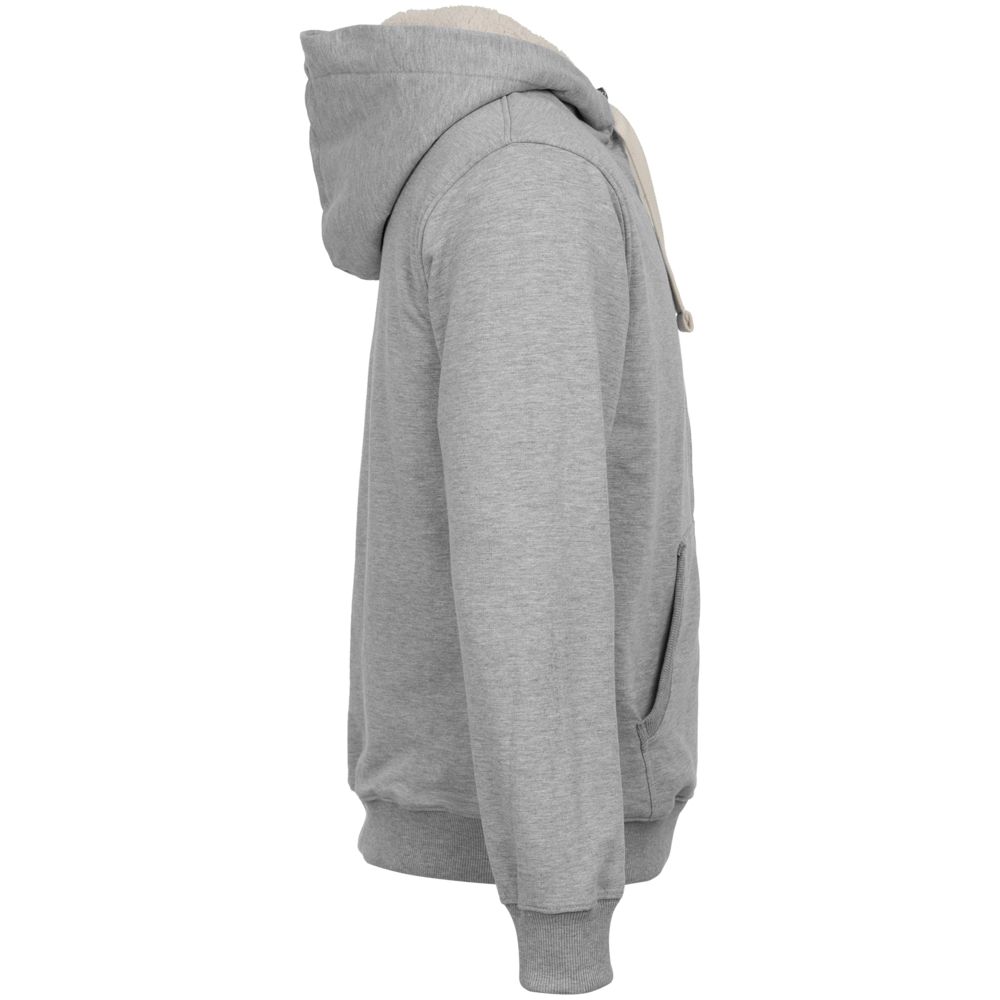 Толстовка на молнии Kulonga Sherpa, серый меланж — изображение 4