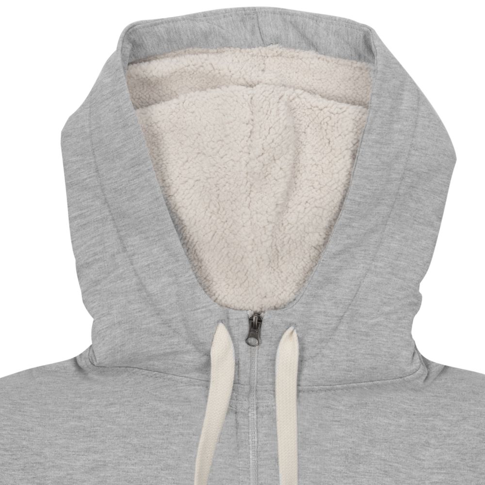 Толстовка на молнии Kulonga Sherpa, серый меланж — изображение 6