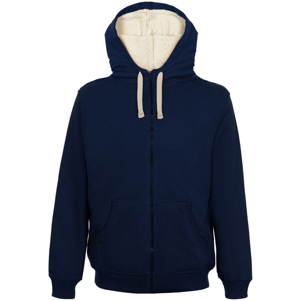Толстовка на молнии Kulonga Sherpa, темно-синяя — изображение 3