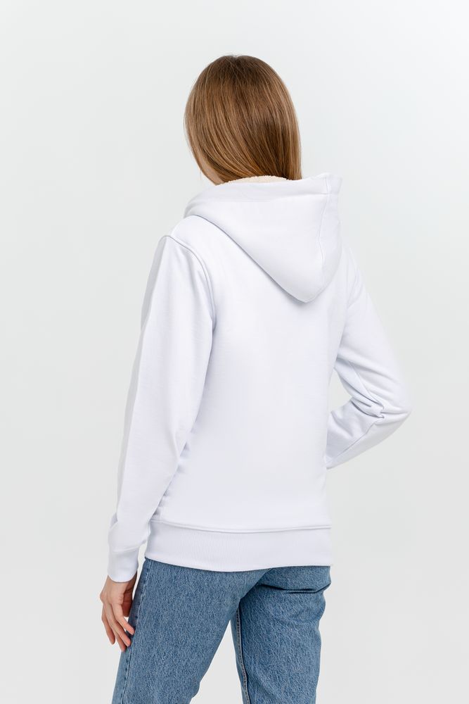 Толстовка на молнии Kulonga Sherpa, белая — изображение 7