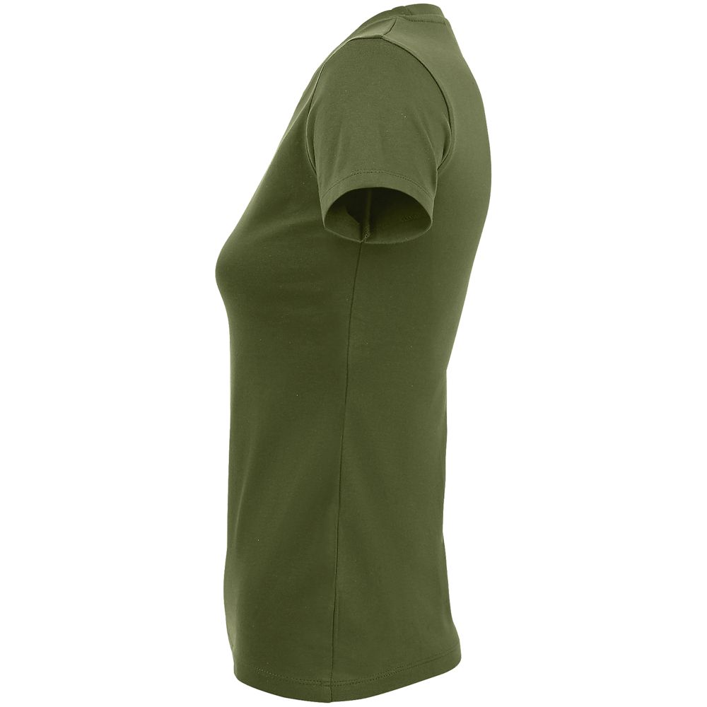 Футболка женская Imperial Women 190, зеленый хаки — изображение 4