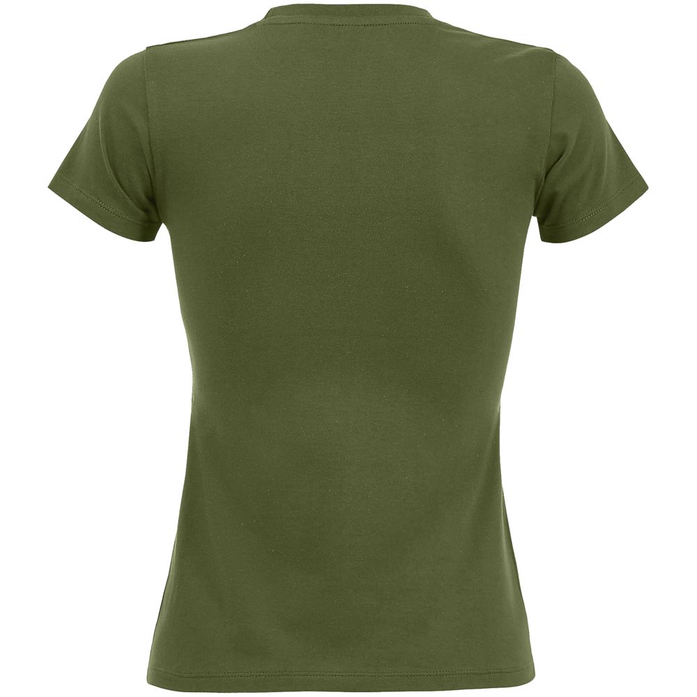 Футболка женская Imperial Women 190, зеленый хаки — изображение 3