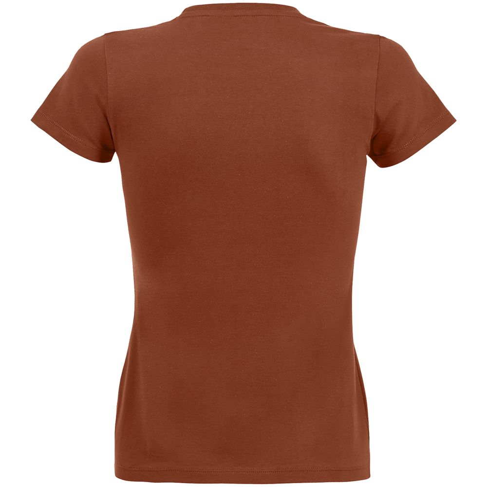 Футболка женская Imperial Women 190, коричневая (терракотовая) — изображение 3