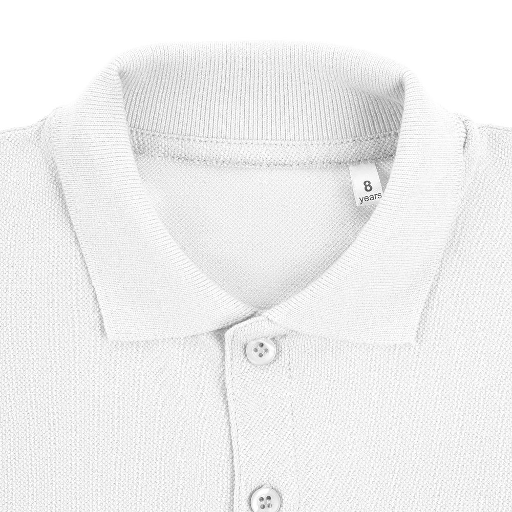 Рубашка поло детская Virma Kids, белая — изображение 4