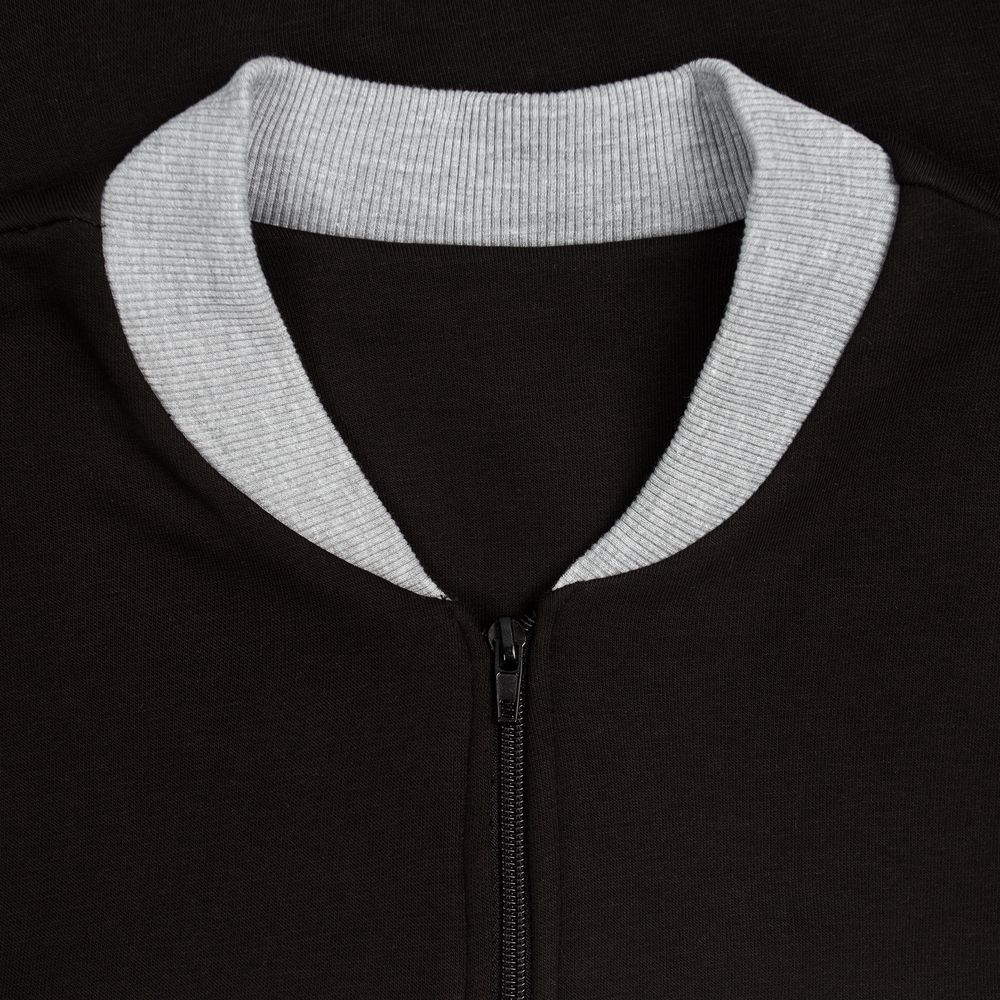 Бомбер College, черный — изображение 4