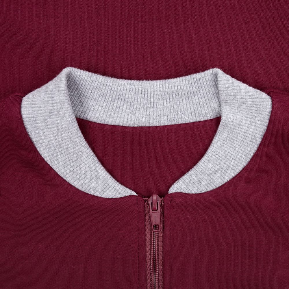 Бомбер College, бордовый — изображение 4