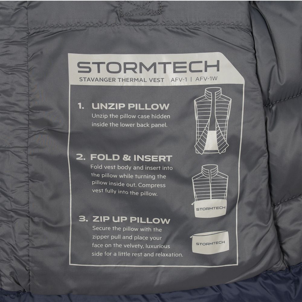 Жилет компактный женский Stavanger, черный — изображение 11