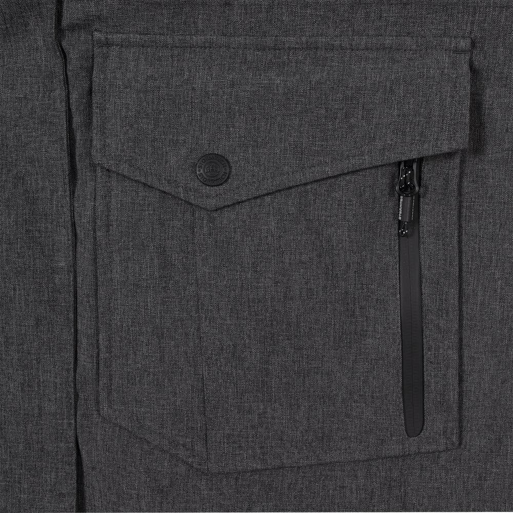 Парка мужская Explorer, серый меланж — изображение 10