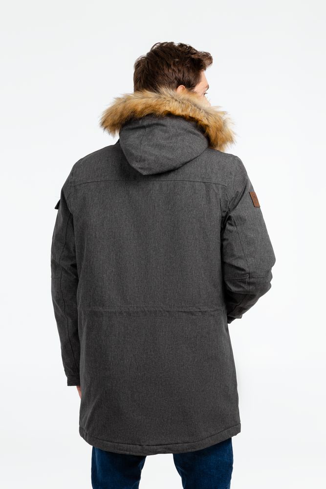 Парка мужская Explorer, серый меланж — изображение 16