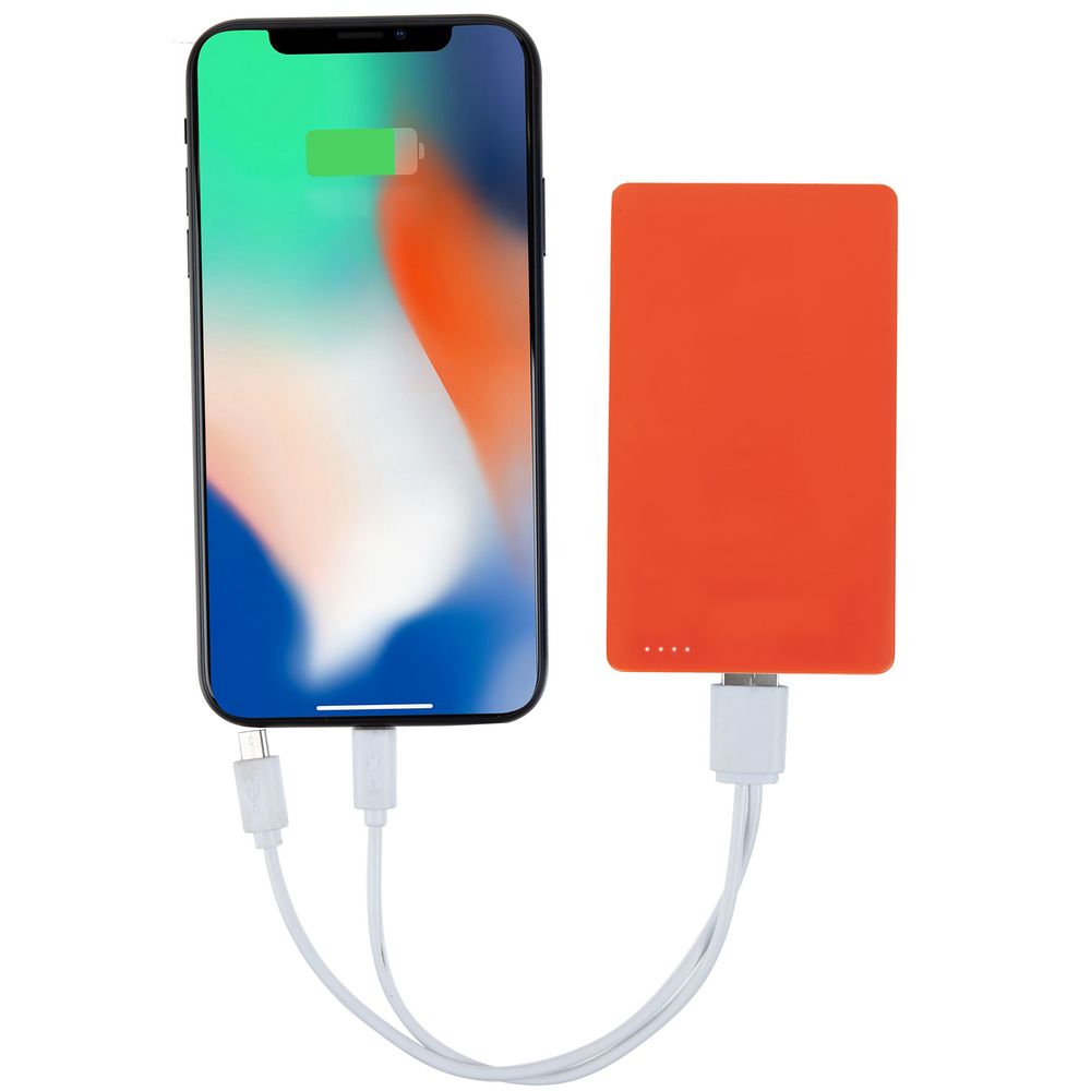 Внешний аккумулятор Easy Trick, 4000 мАч, оранжевый — изображение 5