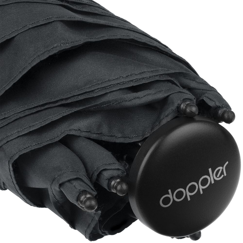 Зонт складной Zero 99, темно-серый (графит) — изображение 6