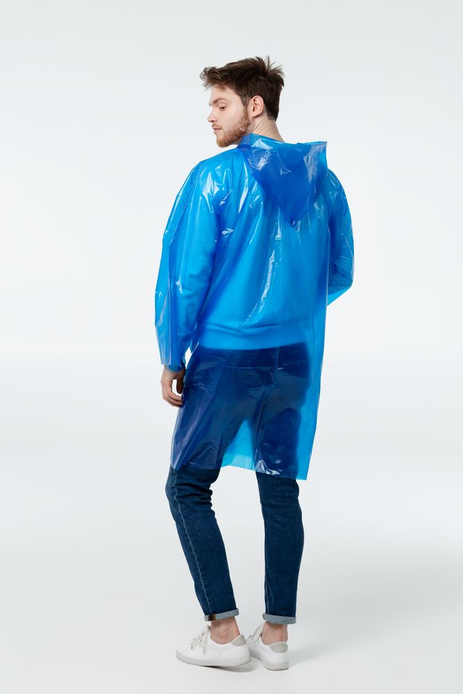 Дождевик-плащ BrightWay, синий — изображение 7