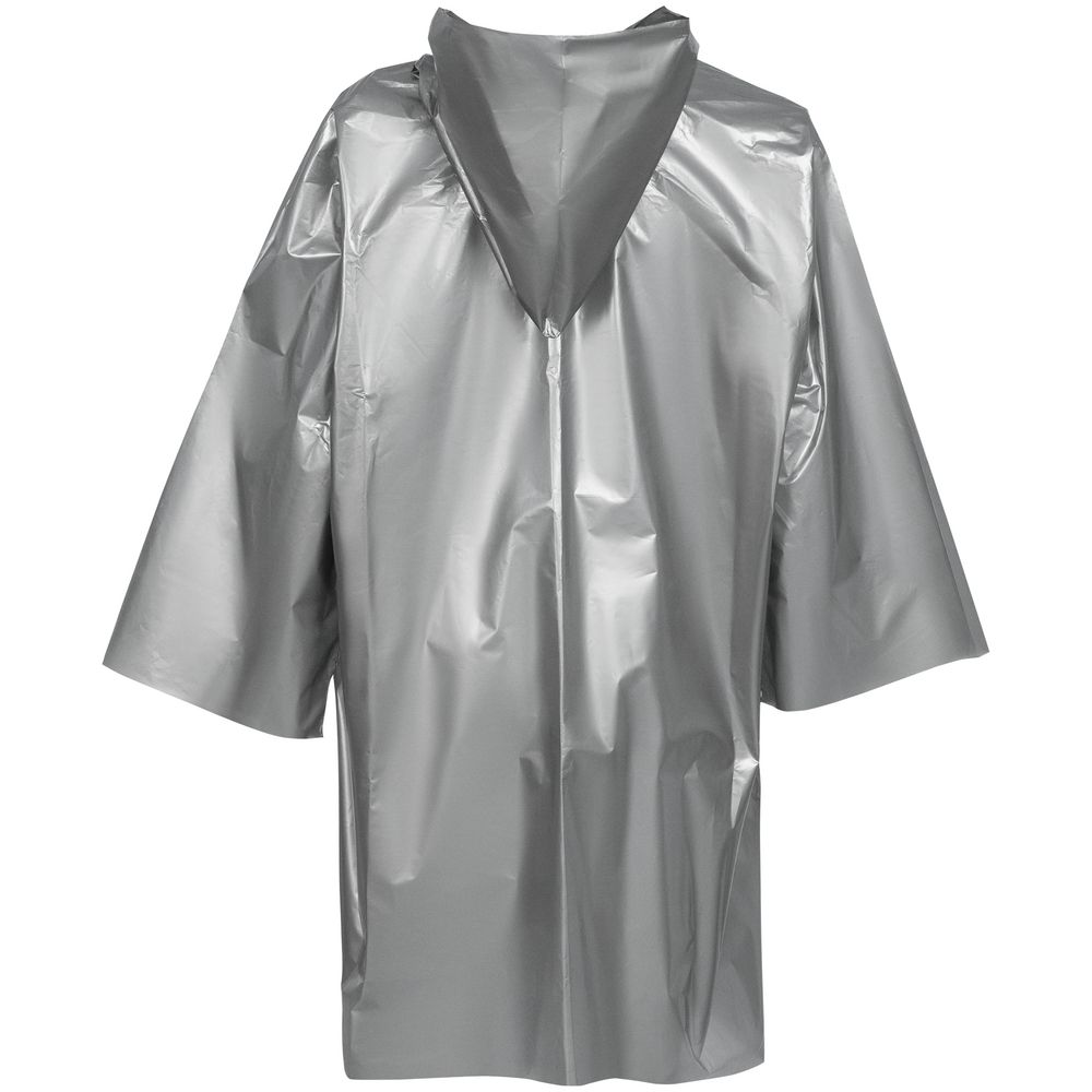 Дождевик-плащ CloudTime, серебристый — изображение 3