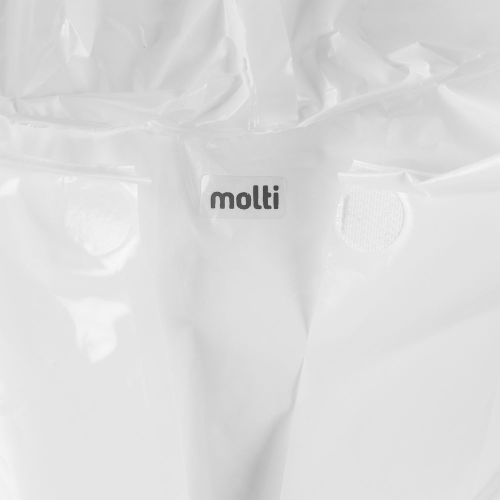 Дождевик-плащ CloudTime, белый — изображение 4