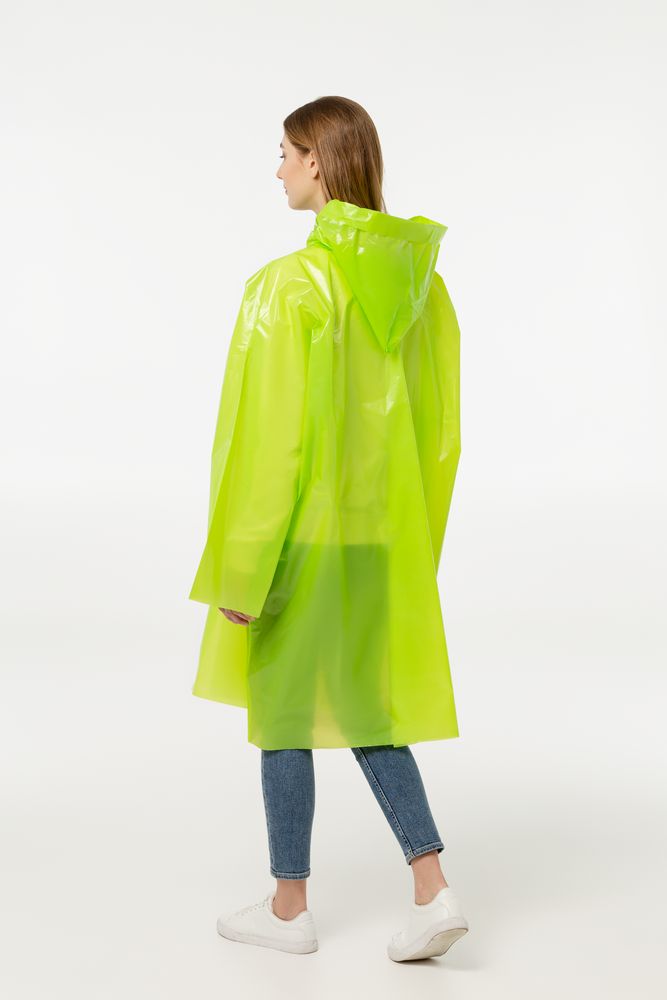 Дождевик-плащ CloudTime, зеленое яблоко — изображение 8