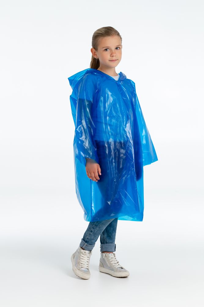 Дождевик-плащ детский BrightWay Kids, синий — изображение 6