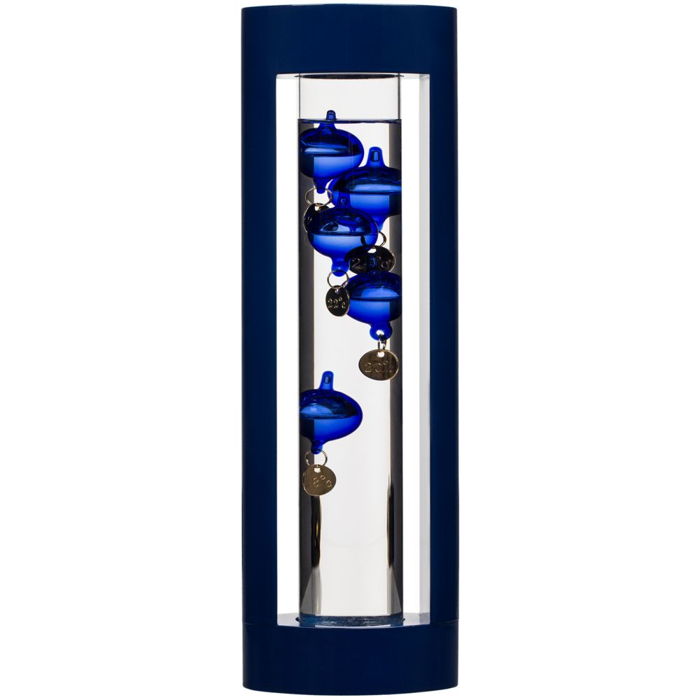 Термометр «Галилео» в деревянном корпусе, синий — изображение 3