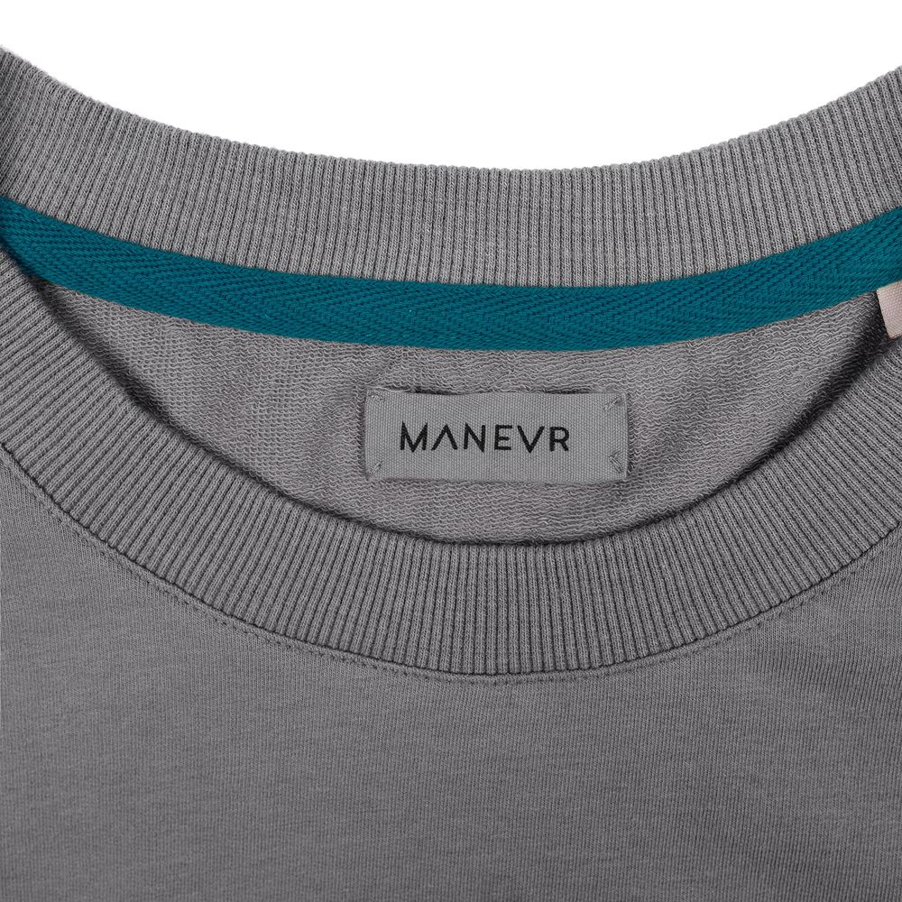 Футболка с длинным рукавом Kosmos 1.0, серая — изображение 4