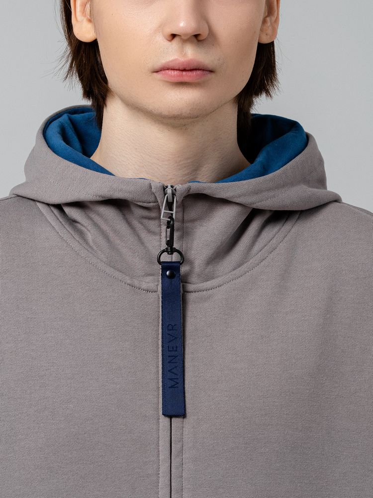 Толстовка унисекс Kosmos 1.0, серая — изображение 4